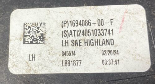 2024 TESLA MODEL 3 LEFT HEADLIGHT LED OEM